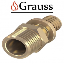 Переходник Grauss KA.A08M-16 - 16(2.2mm) x 3/4"M, Чехия