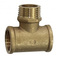 Трійник Aquavita 1/2" внв посилений латунь