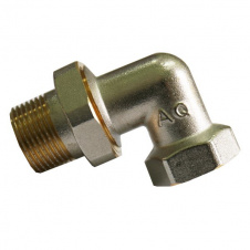 Сгон-американка Aquavita 3/4" угловой AQ, никель.