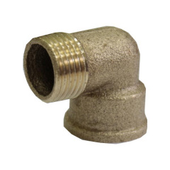 Кут WIANGI 1/2" зовнішній-внутрішній короткий посилений, латунь Київ