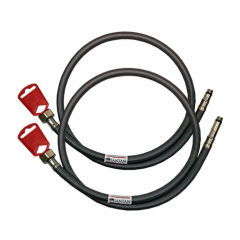 Комплект шлангов для воды Santan антикоррозия M10х1/2'' 40 см (пара) Г-КШ, Г-ДШ Володарськ-Волинський