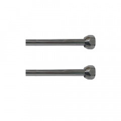 Гнучка підводка Albertoni 3/8-3/8 ВВ хром d10мм мідна FLEXY CHROME 80 Киев