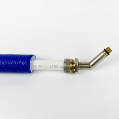Набір гнучких шлангів для змішувача металопластик М10-1/2" В FLEXY RBM. 70 см Ладан