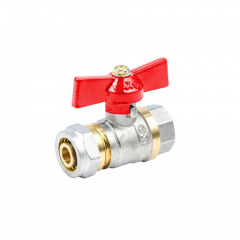 Кран шаровый для металлопластика Valve J.G. 20x3/4" В Королёво