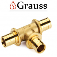 Тройник равнопроходной Grauss KA.T25 -25(3.5mm) x25(3.5mm) x 25(3.5mm), Чехия