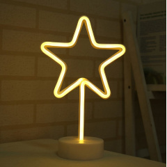 Нічник неоновий лампа Christmas Star Зірка Луцьк