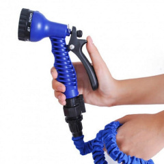 Шланг для поливу компактний розтягується Magic Hose 22,5m/75ft стрейтч шланг Синій Запорожье