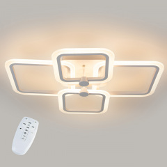 Стельова LED люстра світлодіодний світильник Sunlight білий 5667/2+2 Хмільник
