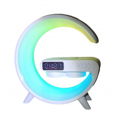 Настільна лампа-нічник Led Wireless Charging Speaker Google G11 8527 15W White Гуляйполе