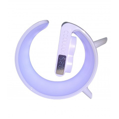 Настільна лампа-нічник Led Wireless Charging Speaker Google G11 8527 15W White Гуляйполе