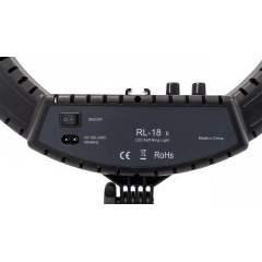 Професійне селфі-кільце LED лампа OPT-TOP RL-18 II 55W USB WiFi Bluetooth 45см із дзеркалом та пультом (1892278394) Куйбишеве