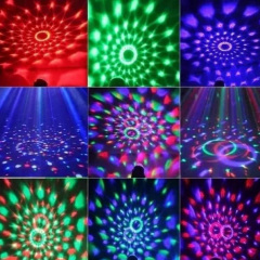 Лампа куля обертається VigohA RGB Золотий Сарны