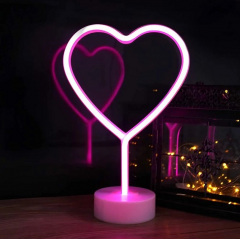 Нічник неоновий лампа Серце pink heart SWF Бровари