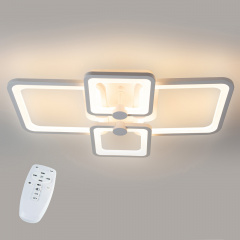 Стельова LED люстра світлодіодний світильник Sunlight білий 5338/2+2 Хмельник