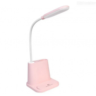 Світильник світлодіодний usb з утримувачем для телефону OPT-TOP Multifunctional desk lamp 1200mah Рожевий (1777401089)