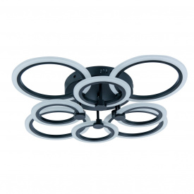 Стельова LED люстра світлодіодний світильник Sunlight чорний 5333/4+4