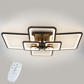 Стельова LED люстра світлодіодний світильник Sunlight чорний 5338/2+2+2