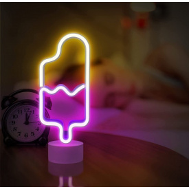 Нічник неоновий лампа світильник SWF Морозиво Eskimo