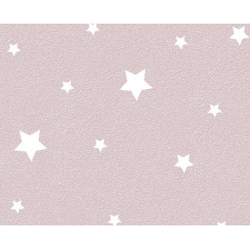 Шпалери на паперовій основі Шарм 178-05 Зірки рожеві (0,53х10м.)