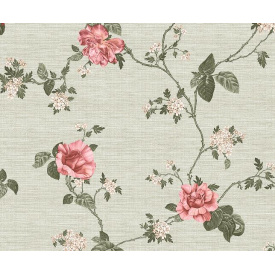 Шпалери на паперовій основі Шарм 171-03 Роузі зелені (0,53х10м.)