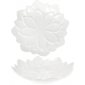 Фарфоровые блюда Bona Flower в наборе 2 штуки 30.5см DP115008