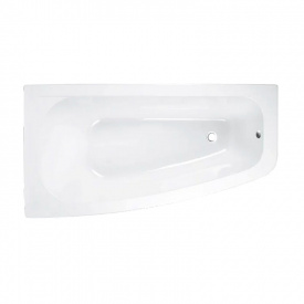 Ванна акрилова Besco Luna 150х80, ліва (соло), без ніг (WAL-150-NL)