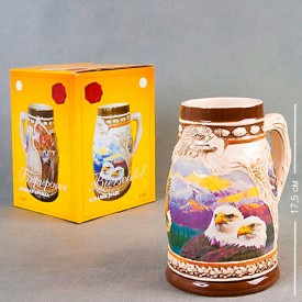 Кружка пивная Орел Бюргерская 900 мл Lefard AL31731