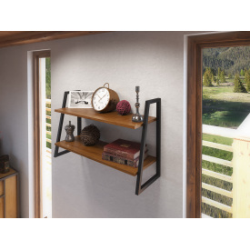 Полиця Руна Tenero 790х250х500 чорний оксамит/файервуд