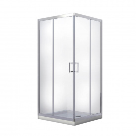 Душова кабіна Besco Modern 80x80x185, скло mrozone (MK-80-185-M)