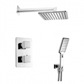 Душова система Bossini Cosmo Quadro з термостатом, хром (M00772000030008)