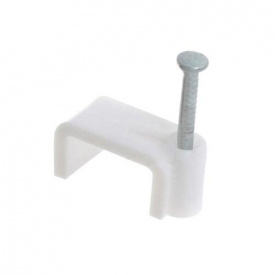 Скоба кабельна 6мм плоска (уп.-100шт)