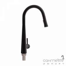 Смеситель для кухни с вытяжным изливом Q-tap Evicka QTEVI9135103UB матовый черный