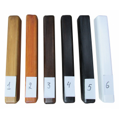 Стіл кухонний з дерев'яними ніжками М2 (ширина 800 мм) МАКСІ МЕБЛІ Біла гладка (5102370) Талалаевка