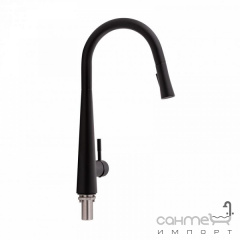 Смеситель для кухни с вытяжным изливом Q-tap Evicka QTEVI9135103UB матовый черный Чернигов