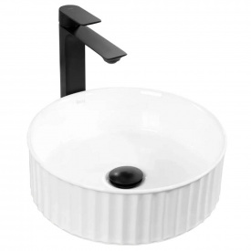 Умивальник Rea Charlotte 36,5x36,5, білий (REA-U6960)