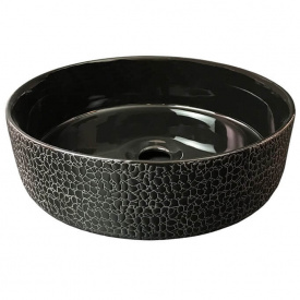 Раковина накладна Volle черный (13-40-111B)