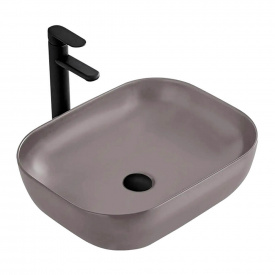 Умивальник Rea Belinda 32,5x45,5, сірий (REA-U8492)