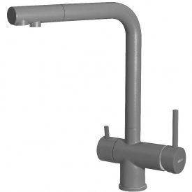 Гранітний змішувач Elleci Tourmaline T01 Nero 40 чорний (21122024325)