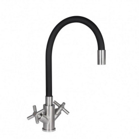 Змішувач для кухні Lidz Wind 013F3 Nickel (LDWIN013F3NKS43392)