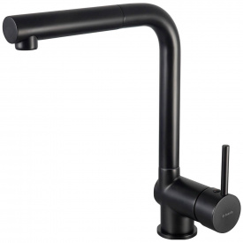 Змішувач для кухні Deante Aster, витяжний, 1 важіль, чорний (BCA_N73M)