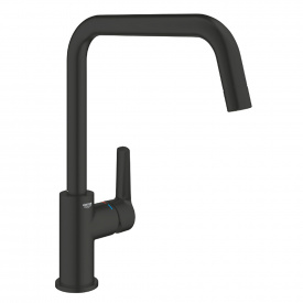 Змішувач для кухні Grohe QuickFix Start чорний матовий (304702430)