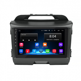 Штатная магнитола Lesko для Kia Sportage III Рестайлинг 2014-2016 экран 9" 2/32Gb/ Wi-Fi Optima GPS Android