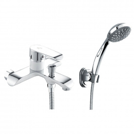 Змішувач для ванни RJ Fly одноважільний, хром/білий (RBZ084-3W)