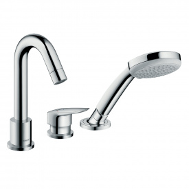 Змішувач для ванни Hansgrohe Logis з ручним душем, хром (71310000)