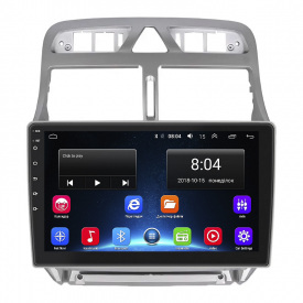 Штатная магнитола Lesko Peugeot 307 I 2001-2005 9" 2/32Gb/ Wi-Fi Optima GPS Android