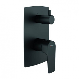 Змішувач для ванни Genebre Koral Black на 3 зони (64118324166)