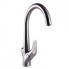 Змішувач для кухні під осмос Globus Lux Lazer GLLR-0222-8-STSTEEL сталь