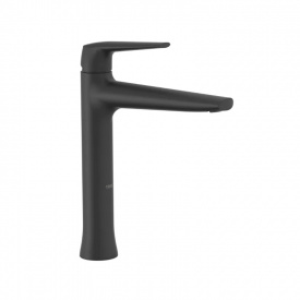 Змішувач для умивальника Tres FUJI вилив 172 мм, чорний матовий (28120301NM)