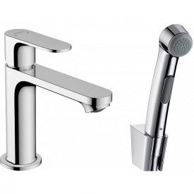 Змішувач для умивальника Hansgrohe Rebris S 110 з гігієнічним душем (72215000)