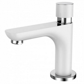 Змішувач для умивальника Gappo G5148 порційний білий/хром